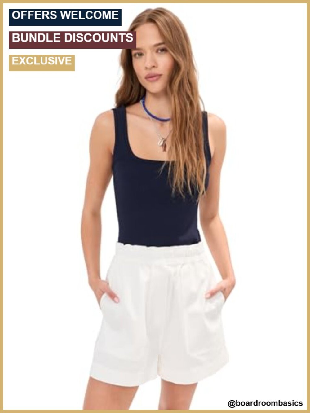 Womens Ribbed Jersey Cropped Ringer Tank Square Neck Sleeveless